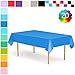 ETMURY Plastic Tablecloth 6 Pack Disposable Rectangle Table Covers 54 in. x 108 in. for 6 to 8 Foot Tables Indoor or Outdoor Parties Birthdays Weddings Christmas