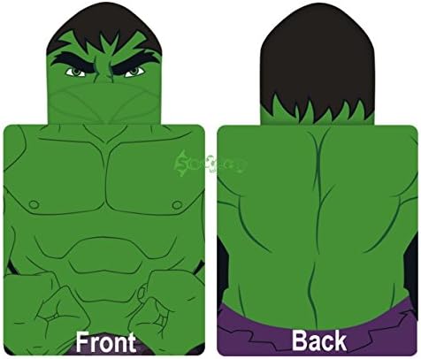 hulk hooded towel