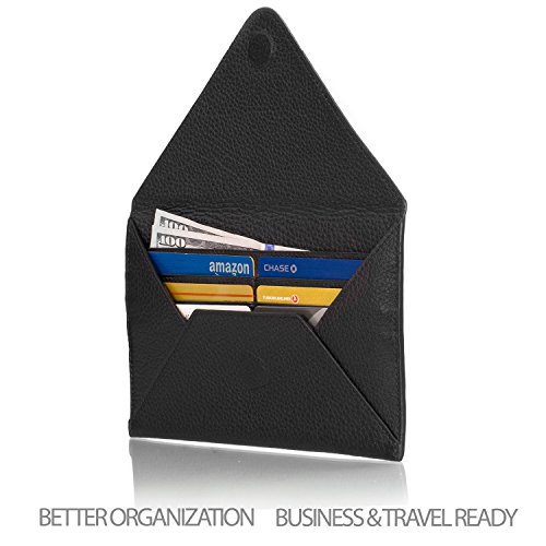 Otto Genuine Leather Wallet |RFID Blocking, Multiple Slots Money, ID, Cards, Smartphone| - Unisex (Black)