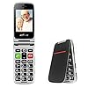 artfone-CF241A-Big-Button-Mobile-Phone-for-Elderly-Senior-Flip-Mobile-Phone-With-24-LCD-Display-SOS-Button-Talking-Number-Dual-SIM-Unlocked-Torch-Side-Buttons-Bluetooth-CameraBlack artfone CF241A Big Button Mobile Phone for Elderly, Senior Flip Mobile Phone With 2.4" LCD Display | SOS Button | Talking Number | Dual SIM Unlocked | Torch Side Buttons | Bluetooth | Camera(Black)