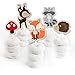 Woodland Creatures - Dessert Cupcake Toppers - Baby Shower or Birthday Party Clear Treat Picks - Set of 24