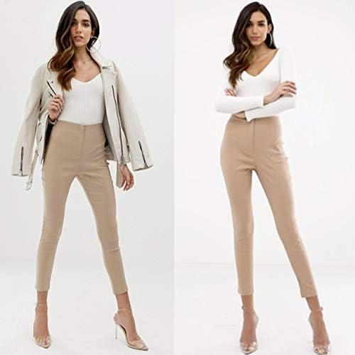 Amazon ハイウエストパンツ ズボン ジップスキニーフィット レディース ファッション エイソス Asos Uk4 Eu32 並行輸入品 カプリ クロップトパンツ 通販