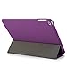 KHOMO - Compatible with iPad 5th 6th Generation (2017 & 2018) 9.7 inch Case - Dual Series - Ultra Slim Hard Cover with Auto Sleep Wake Feature - Purple