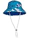 Tuga Boys Reversible Bucket Sun Hat (UPF 50+), Laguna, X-Large