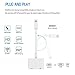 Dansrueus Compatible With, Phone, X, 8, 7, 6, 5 iPad, iPod HDMI Adapter Converter, Digital AV Adapter, 2019 Latest Plug and Play 1080P Audio AV Connector (Charging Cable is Included)