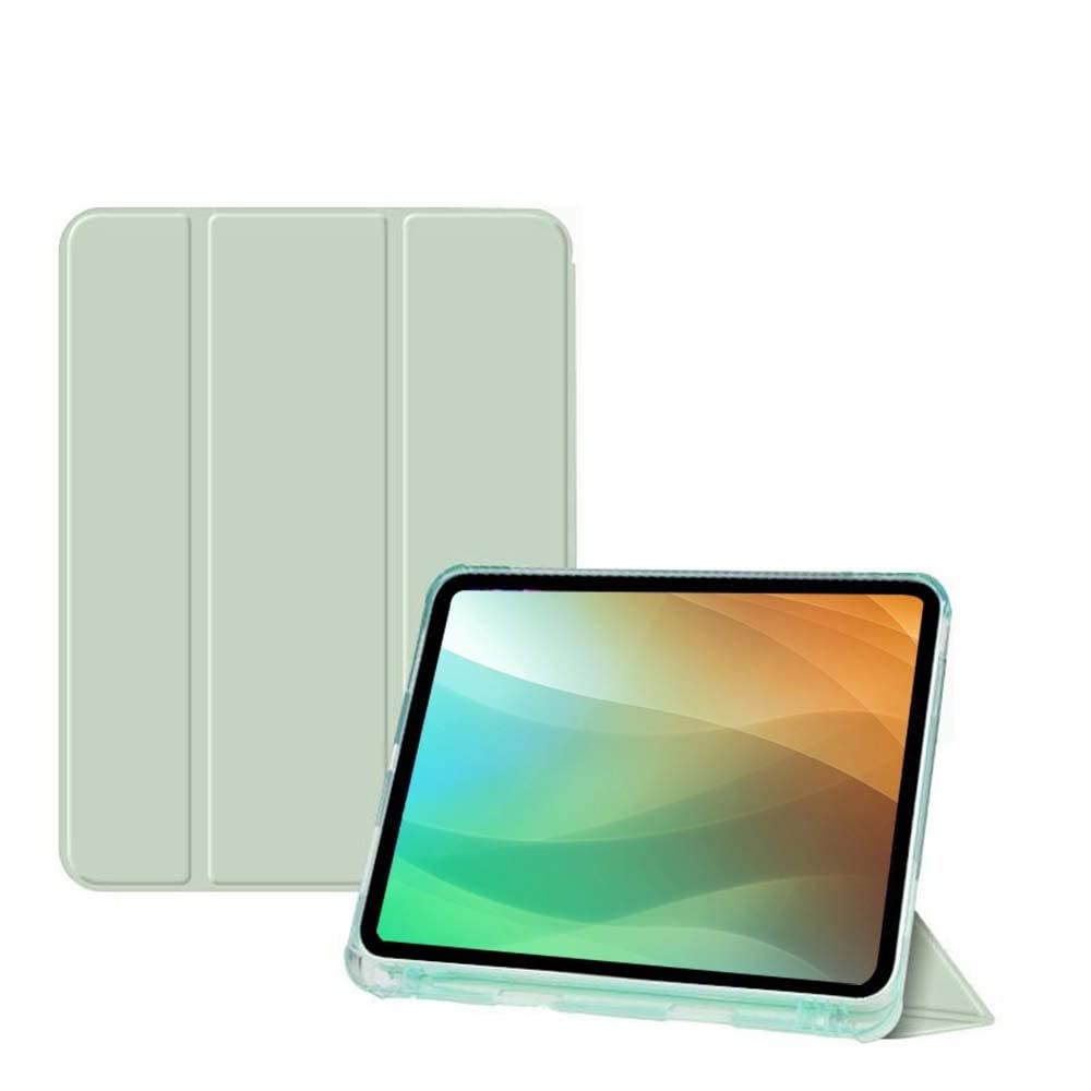 BXGH iPad 10.2 Inch Case 7/8/9th Generation Protection 2019/2020/2021, Protective Leather Case, Adjustable Stand, Auto Wake/Sleep Smart Case for Apple iPad 10.2 Inch (Matcha Green)