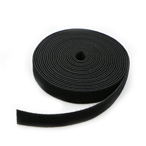 Saisn-Reusable-Fastening-Tape-Cable-Ties-34-Inch-Double-Side-Hook-Loop-Strap-Roll