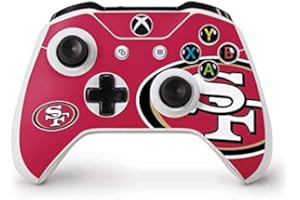 Skinit Decal Gaming Skin Compatible with Xbox One S Controller - Officially Licensed NFL San Francisco 49ers Large Logo Design