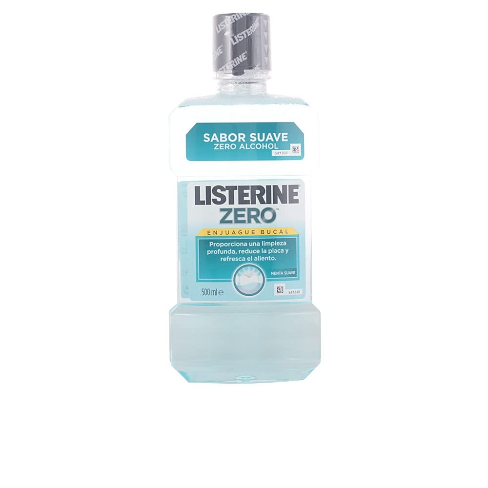 Listerine 500 ml Mint Zero Mild Mouthwash, (Pack of 1)