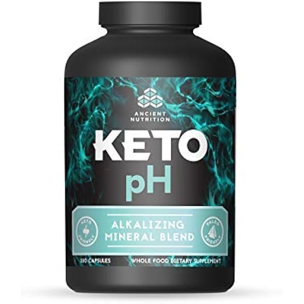 Amazon Com Ancient Nutrition Ketoph Alkalizing Blend 180 Capsules Ph Balance Supplement Designed For The Keto Diet Health Personal Care