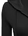 JJ Perfection Women's Solid Knit Stretch Long Sleeve Zip Up Hoodie Jacket