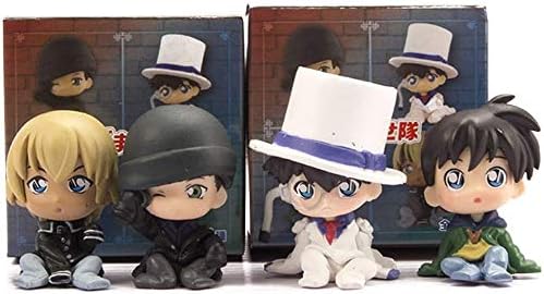rolalo Anime Character Action Figure Doll Vinyl Collectible PVC Figure Toys(Detective Conan-1)