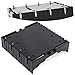 abcGoodefg 18650 Battery Holder with Pin, 4 Slots 3.7V 18650 Battery Holder Storage Box Case 3 Pack