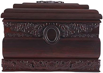 Jiaduobao Urn 灰箱木材火葬つぼ 木彫り職人の壺耐食性 超激安特価 黒檀 380立方インチ