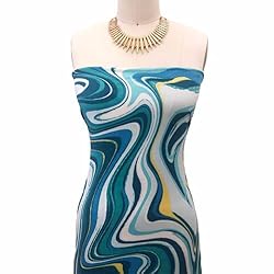 Texco Inc 60" Wide Printed 4-Way Stretch Venezia