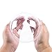Super Z Outlet Clear Plastic Acrylic Bath Bomb Mold Shells Molding Balls Kit (120mm, 12 Pack)