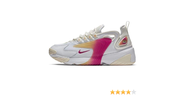 Amazon.com: Zapatillas Nike WMNS Zoom 2K para mujer AO0354-102, Blanco/Rush  Rosa/Vela, 8.5 : Ropa, Zapatos y Joyería