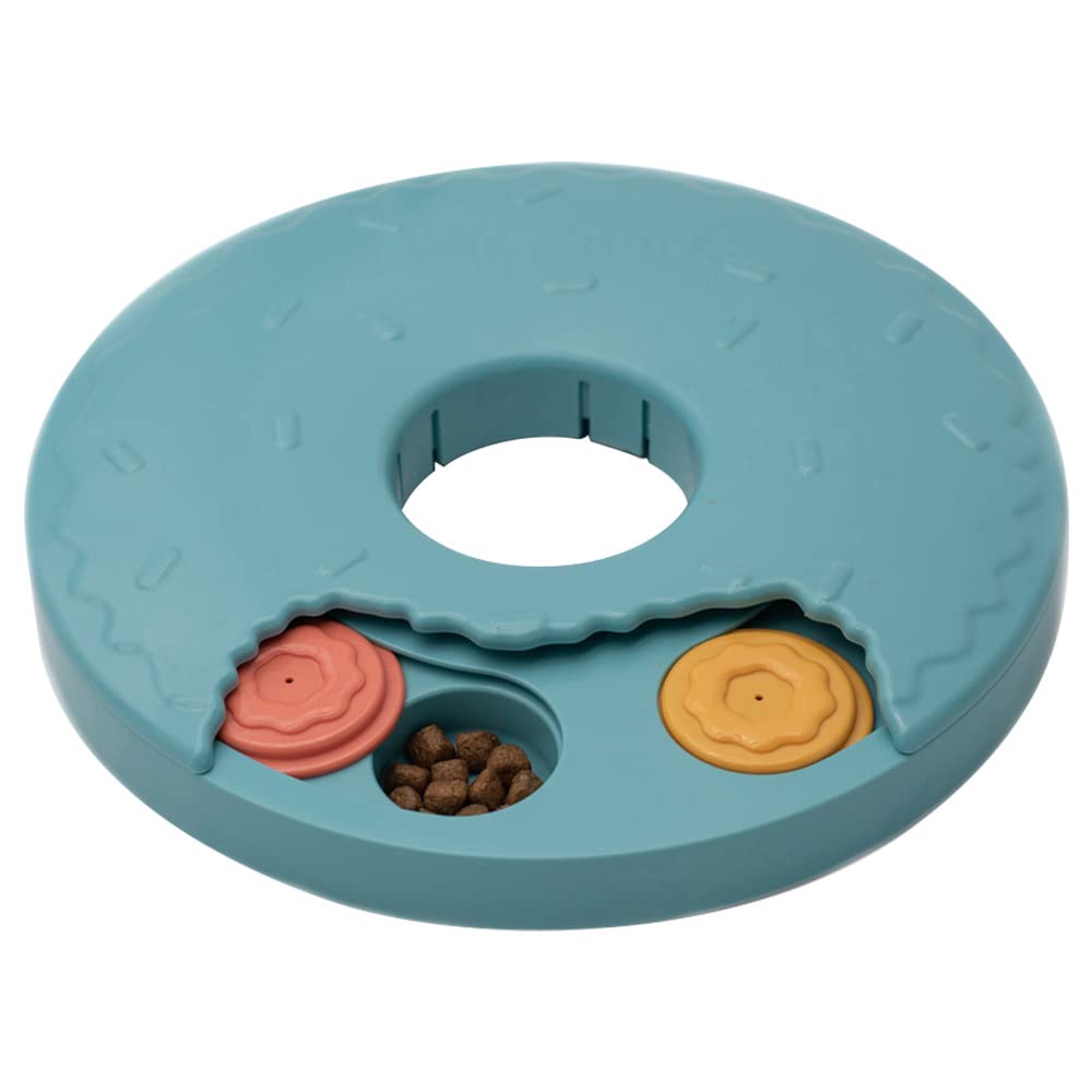 ZippyPaws - Interactive Dog Puzzle Toy - SmartyPaws Puzzler - Donut Slider