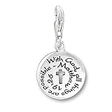 Sexy Sparkles Charms for Bracelets with Lobster Clip with God All Things are Possible Jewelry with Lobster Clasp