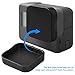 Protective Case for GoPro Hero 5 with Lens & Screen Protectors Protectors and Lens Cap, FineGood 1 Carrying Case with 2 Pcs Tempered Glass and 1 Plastic Lens Cover for Hero5