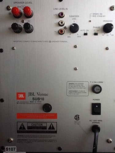 jbl venue sub10