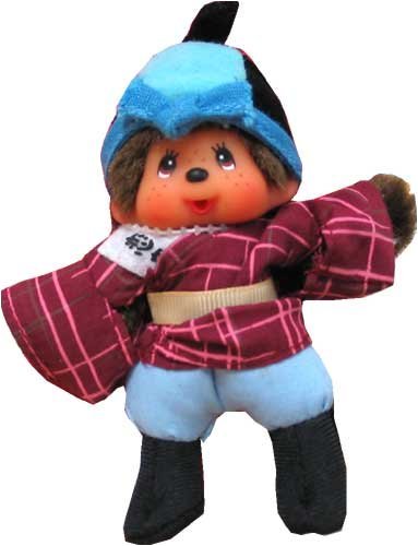 Japanesque Monchhichi Postman Keychain Plush Doll