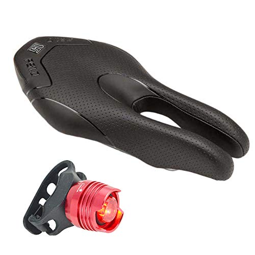 ISM PS 1.0 Saddle, Road Triathlon Bike Seat Firm Foam and Gel Padding Bundle with a Lumintrail Bike Taillight - Thumbnail 5