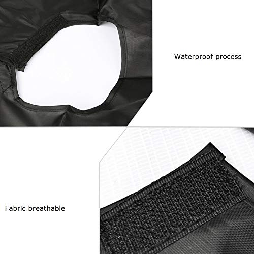 Tearcam Shaving Cloth, Shave Apron Hair Clippings Catcher Grooming Cape Apron Beard Bib for Shaving Offers Hassle-Free Shaving - Thumbnail 3