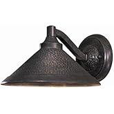 Minka Lavery The Great Outdoors 8102-A138 Kirkham Outdoor Wall Mount, 1-Light, 60 Total Watts, 11-in H x 6.5-in W, Aspen Bron