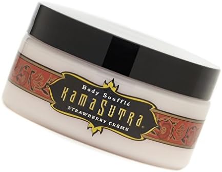 Kama Sutra Body Souffle Strawberry Creme Leaves skin irresistibly soft and smelling good-enough-to-eat, but please don't! : Size 7.5 fl.oz / 200 ml.