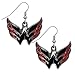 NHL Siskiyou Sports Womens Washington Capitals Chrome Dangle Earrings One Size Team Colors