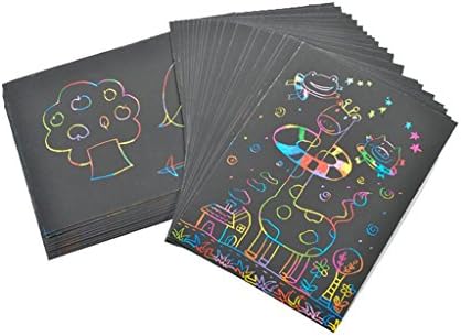 ALUS- Children DIY Painting Graffiti Colorful Scratch Scratch Painting Handmade Creative Toys