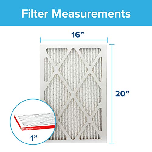 Filtrete 16x20x1 Air Filter, MPR 1000, MERV 11, Micro Allergen Defense