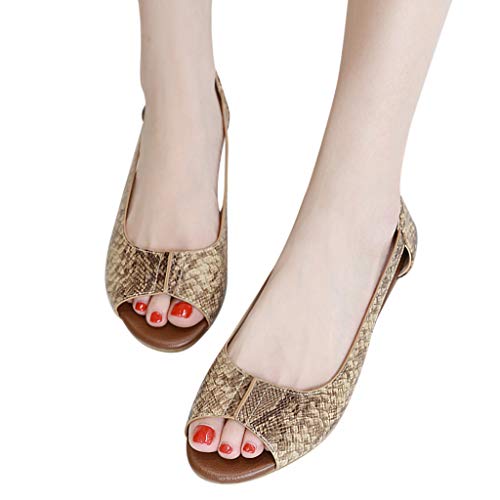 Mysky Popular Summer Women Fish Mouth Breathable Hollow Comfy Wedge Single Shoes Peas Shoes Lazy Shoes Sandals