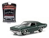 New 1:64 BARRETT-JACKSON SCOTTSDALE EDITION - FATHOM GREEN 1969 CHEVROLET YENKO CHEVELLE SS Diecast Model Car By Greenlight