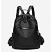 HaloVa Backpack, Women's Shoulders Bag, Girls Small Travel Daypack Purse with Anti-theft Pocket, Fashion and Casual, Black