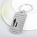 Always Remember You Are Braver Than You Believe Jewelry Keychain Keyring Gift For Son Daughter (Father To Daughter Style 02)