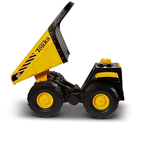 Funrise Tonka Toughest Mighty Dump Truck Toy, Yellow, 12.00 L x 19.00 W x 10.75" H