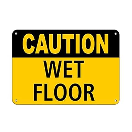 Jeremyhar75 Caution Wet Floor Style 1 Slippery When Wet Signs Sign
