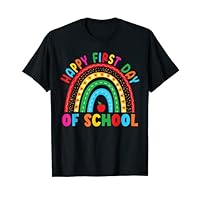 Happy First Day of School Teacher Back to School Boys Girls T-Shirt