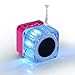 TOMTOP Mini Digital Portable Music MP3/4 Player Micro SD/TF USB Disk Speaker FM Radio (Rose)