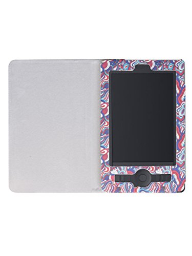 Wacom Intuos Pro PTH451 Case,Mama Mouth Slim-Book Folio Folding Carry PU Leather Cover for Wacom Intuos Pro Small PTH451 Graphics Tablet,Mushroom Fantasy - Thumbnail 3