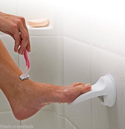 Shower Foot Rest Bathroom Shaving Leg Aid Stool Grip Mat Rack Holder Razor!