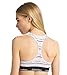 Calvin Klein Women`s Modern Cotton Bralette 1 Pack (Rose Bowl Stripe(QF1659-973)/White, Large)