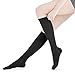 Fytto 2020 Closed-Toe Compression Socks, Breathable Microfiber, 15-20 mmHg Graduated Support – Discreet Medical Hosiery for Professionals, Relieves Swelling & Alleviates Varicose Veins, Black, Medium