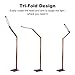 Finether LED Floor Lamp Dimmable and Color Adjustable 3000K - 6000K, 8W Touch Standing Light for Reading Living Room Bedroom Office,Bronze