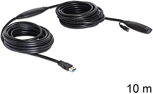 DeLOCK USB 3.0 Active Extension Cable 10m, Black, 10 meters - Image 4