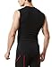 TM-MUA05-KKR_Medium Tesla Men's R Neck Sleeveless Muscle Tank Dry Compression Baselayer
