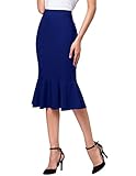 Kate Kasin Womens Wear to Work Stretchy Pencil Skirts