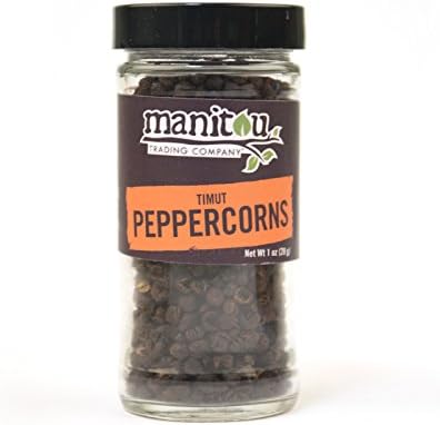 Timut Peppercorns, 1 Oz Glass Jar